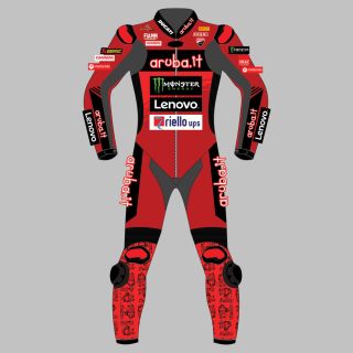 Alvaro Bautista Ducati Leather Suit WSBK 2024