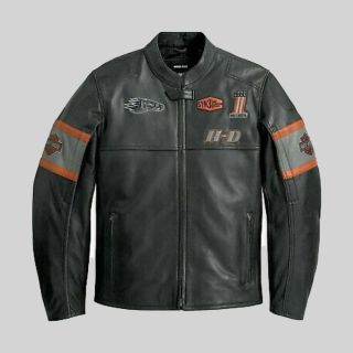 Eagle Biker Distressed Harley Davidson Motorcycle Fashion Leather Jacket