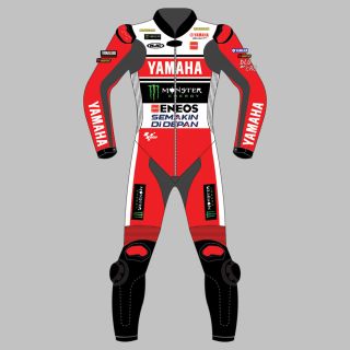 Fabio Quartararo Yamaha Motorcycle Leather Suit British GP 2024