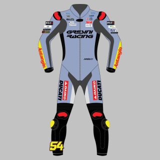 Fermin Aldeguer Ducati Leather Suit Team Gresini MotoGP 2025