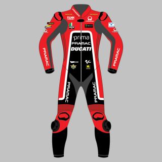 Franco Morbidelli Ducati Motorcycle Leather Suit British GP 2024