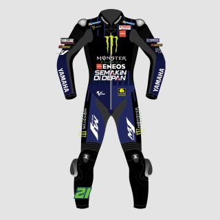 Franco Morbidelli Yamaha Leather Racing Leather Suit MotoGP 2022