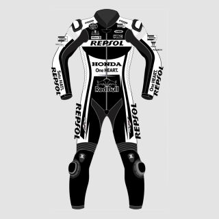 Honda Motorcycle Road Racing Leather Marc Marquez Winter Test Suite 2022