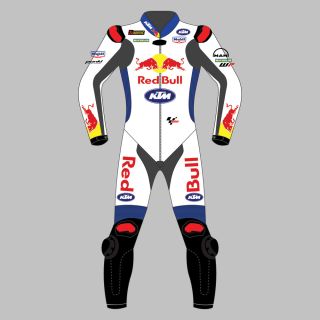 Jack Miller KTM White Biker Leather Suit British GP 2024