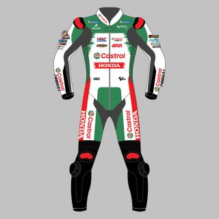 Johann Zarco Honda Castrol Suit Leather MotoGP 2024