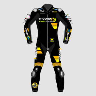 Marco Bezzecchi MotoGP 2023 Mooney VR46 Race Suit